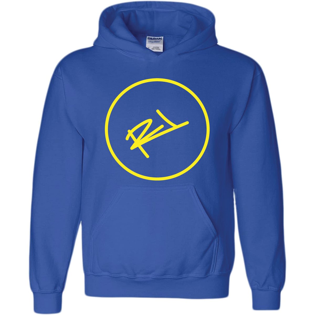 ROYAL BLUE YELLOW ReL LOGO TOWN COLLECTION HOODIE